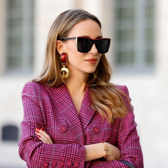 NEW Saint Laurent SL539 Paloma Oversized Sunglasses - Picture 4 of 12